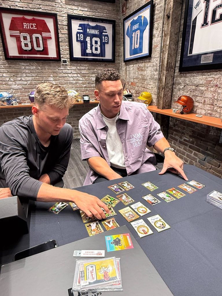 Aaron Judge and Will Warren at CardVault